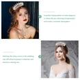 thumbnail image 2 of Weiweiguan Tête de Diadème en Strass Décoration Simple Accessoire de Robe de Mariée Fourniture de Mariage, 2 of 6