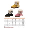 thumbnail image 2 of UKAP Child Slip Resistant Zip Up Comfort Shoes Party Comfy Winter Warm Platform Snow Boot Pink 6C, 2 of 9