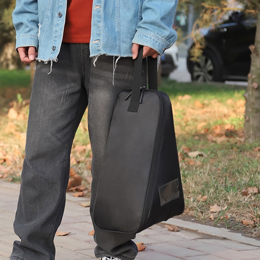 AURARMLET Black Oxford Cloth Durable Drum Pedal Storage Bag Portable Case for Travel and Outdoor Use