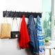 thumbnail image 2 of Perchero Pared Negro SKOLOO Largo 38.6 Gancho Pino 10 Ganchos Ropa, 2 of 3