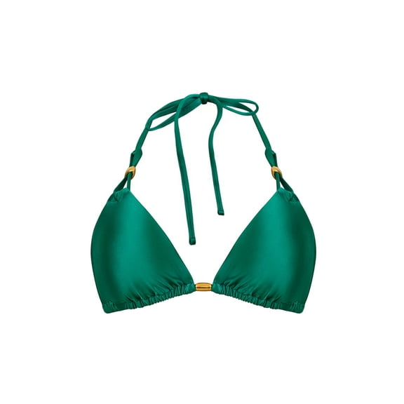 PQ Swim Women's Haleyy Baylee Loop Tri Top (Evergreen, Small)