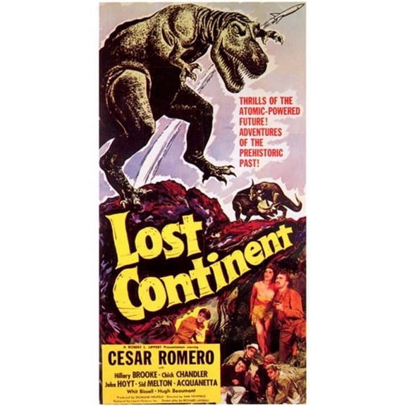 Posterazzi MOV199117 Lost Continent Movie Poster - 11 x 17 in.