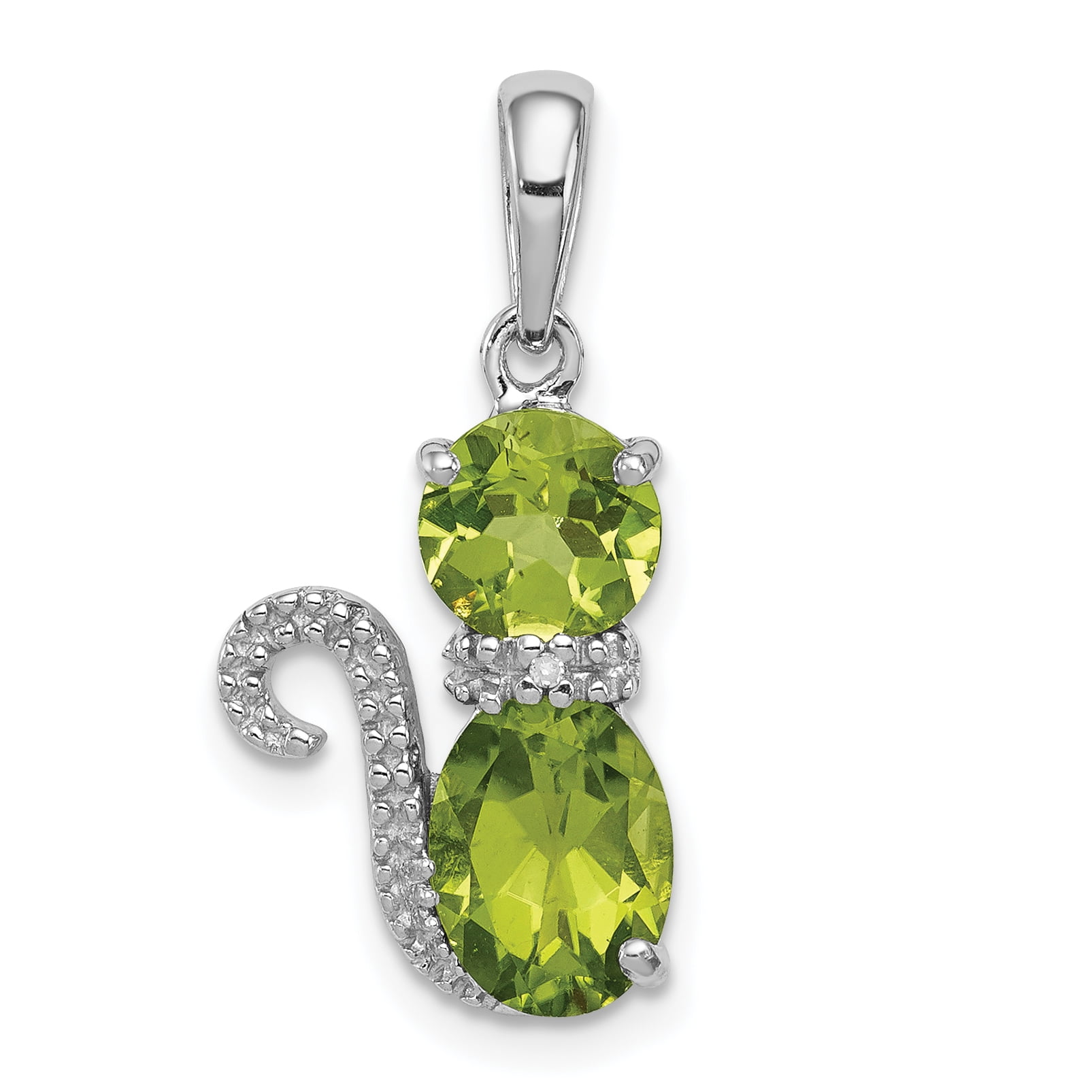 Peridot Necklace with Earrings August Birthstone Necklace Womens Gift For Her Handmade 925 Sterling Silver Necklace