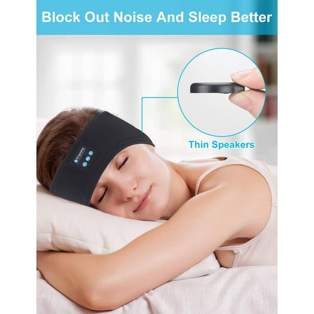 Bandeau de sommeil/Sport avec écouteurs Bluetooth intégrés