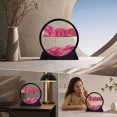 thumbnail image 6 of Moving Sand Art Hourglass Decor, Plastic Dynamic Sandscape Ornament for Home, Office Desk, Wine Cabinet, Stress Relief, Elegant Home Display, 6 of 7