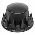 thumbnail image 3 of United Pacific 10342 Axle Hub Cover, Rear, Matte Black, Dome, with 33mm Spike Thread-On Nut Cover, 3 of 4