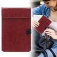 thumbnail image 2 of Soft Leather Clipboard Writing Pad Folder Board With Clip Wear Resistant Office Document, 2 of 9