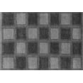 thumbnail image 1 of Ahgly Company Indoor Rectangle Checkered Gray Modern Area Rugs, 2' x 5', 1 of 4