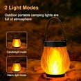thumbnail image 4 of Solar Lantern Outdoor Lights Solar Powered Lantern Waterproof Flickering Flame Hanging Lantern for Patio Yard Garden Decor USB Rechargeable Outdoor Lighting, 4 of 7