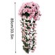 thumbnail image 2 of Guirnalda de flores artificiales para colgar en la pared, simulación floral, vid, oficina en casa, flor falsa, ratán, rosa sidaley HA8140-02B, 2 of 6