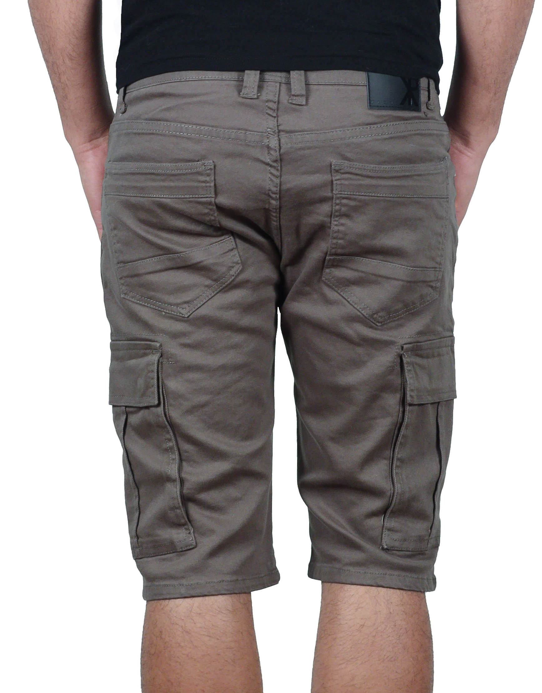 skinny fit cargo shorts