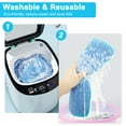 thumbnail image 4 of TSV 4pcs Microfiber Mop Pads Replacement Fit for SwifferSweeper, Mop Cloth Refills for Wet & Dry Floor Cleaning, 4 of 6