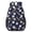 Baseballs Bats Blue, variant on Baseballs Bats Black Pattern 17" School Backpacks for Teens,Waterproof Oxford Fabric,S-Shape Padded Straps for School,Travel,Hiking,Camping