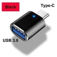 thumbnail image 1 of Adaptateur Type-c vers USB3.0 OTG Rechargeable Lecteur de Disque U Compact Portable pour de Nombreux Appareils Noir, 1 of 4