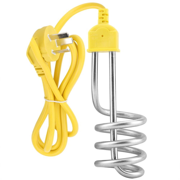 Mgaxyff Water Heater Portable Electric Immersion Boiler Heating Rod Travel  Use - Walmart.com