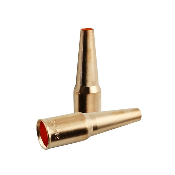 WeldingCity 2-pk Tapered Gas Nozzle 24AT-37-SS 24A-37SS 3/8" for MIG Welding Gun Tweco Professional #3/#4 and Lincoln 300-450 (Pack of 2 Nozzles)