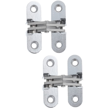 MERRYHAPY Heavy Duty Invisible Hinge 180 Degree Swing for Home Cabinets Cabinet Hardware