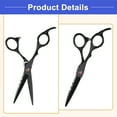 thumbnail image 5 of Vocoste Professional Hair Cutting Scissor Cutter Stainless Steel Black Pink 0.91"x0.67", 5 of 6