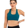 thumbnail image 3 of DODOING Women's Activewear Low Impact Strappy Sports Bra Cross Back Workout Yoga Bra Tops, 3 of 7