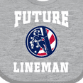 thumbnail image 4 of Inktastic Future Lineman Boys Baby Bib, 4 of 4