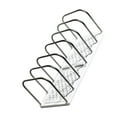 thumbnail image 2 of tegongse Desktop File Organizers Metal Wire Magazine Stand Bookshelf for Desk 6 Slot File Sorter Organizers Rack 14.5x5.7x5.3Inch, 2 of 15