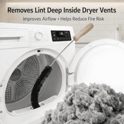 Clothes Dryer Lint Vent Trap Cleaner Brush Gas Electric Fire Prevention Exhaust (1 pack)