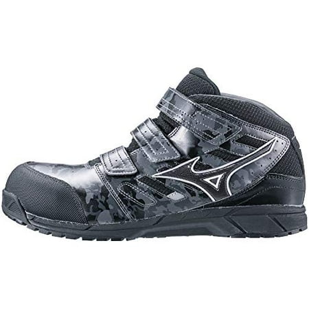 

[Mizuno] Safety Shoes Almighty LS MID Lightweight Belt Mid Cut JSAA For Normal Work (Type A) Dark Gray x Black 24.5 cm 3E