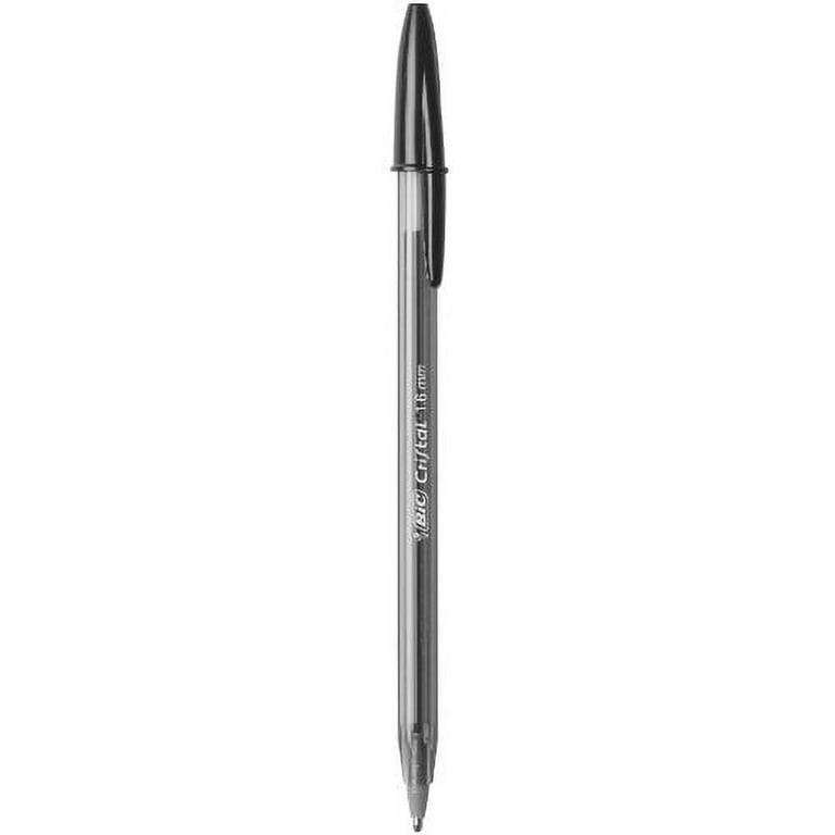 BIC Cristal Xtra Bold Ballpoint Pen, Bold Point (1.6mm) For Vivid And  Dramatic Lines, Black, 24-Count 