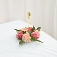thumbnail image 1 of Guirnalda de candelabros de rosas de simulación de estilo europeo, decoración navideña, accesorios para ventanas, mesa de comedor, decoración de bodas, flores falsas, 1 of 6