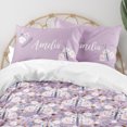 thumbnail image 1 of Purple Butterfly Personalized Kids Doona Cover (Comforter Or Duvet Cover), 1 of 5