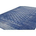 thumbnail image 3 of Bashian E110-DKBL-4X6-5362 Everek Collection Geometric Transitional Polypropylene Machine Made Area Rug, Dark Blue - 3 ft. 6 in. x 5 ft. 6 in., 3 of 3