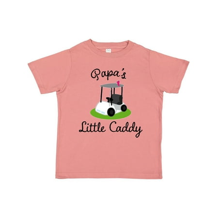 

Inktastic Papa Little Golf Caddy Gift Toddler Boy or Toddler Girl T-Shirt