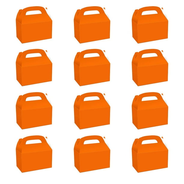 Cajas de regalo para fiestas Namhcir, color naranja, 12 unidades, 16 x 9 x 10 cm