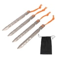 thumbnail image 2 of V Shaped Tent Stake, 4PCS Large Contacts Camping Tent Stakes  for Beach Activities, 2 of 7
