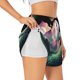 thumbnail image 1 of Balery Snake Holding A Lotus Pantalones cortos deportivos para mujer con forro y dos bolsillos, elásticos, para entrenamiento, gimnasio, yoga-X-Large, 1 of 7