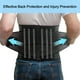 thumbnail image 2 of Faja lumbar TESETON para hombres y mujeres, alivio del dolor lumbar, hernia discal, ciática y escoliosis. Malla transpirable, soporte lumbar con 8 huesos reforzados. Talla 02, color negro-S., 2 of 5