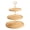 Yellow, variant on Wooden Fruit Tray Stand, Tiered Tray Decor Holder, Fruit Cake Stand, Wood Tiered Cake Tray, Cake Tray Decor Dessert Fruit Organizer Holder for Snacks, Nuts, Sweets, Desserts