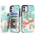thumbnail image 1 of Funda Cartera HAOPINSH para iPhone 12 de 6.1" en Cuero PU para Navidad, 1 of 6
