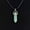 Green Aventurine Quartz, variant on Natural Quartz Crystal Point Wand Healing Energy Pendant Necklace Silver Plated-Rose Quartz