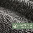 thumbnail image 6 of TOWN & COUNTRY TERRA Olea Bubble Texture Handcrafted 100% Wool Area Rug, Grey, 5'x7’, 6 of 9