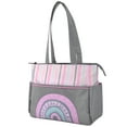 thumbnail image 6 of Baby Essentials Water Resistant Rainbow Tote Diaper Bag with Changing Pad, Multicolor, 5 Piece, 6 of 9