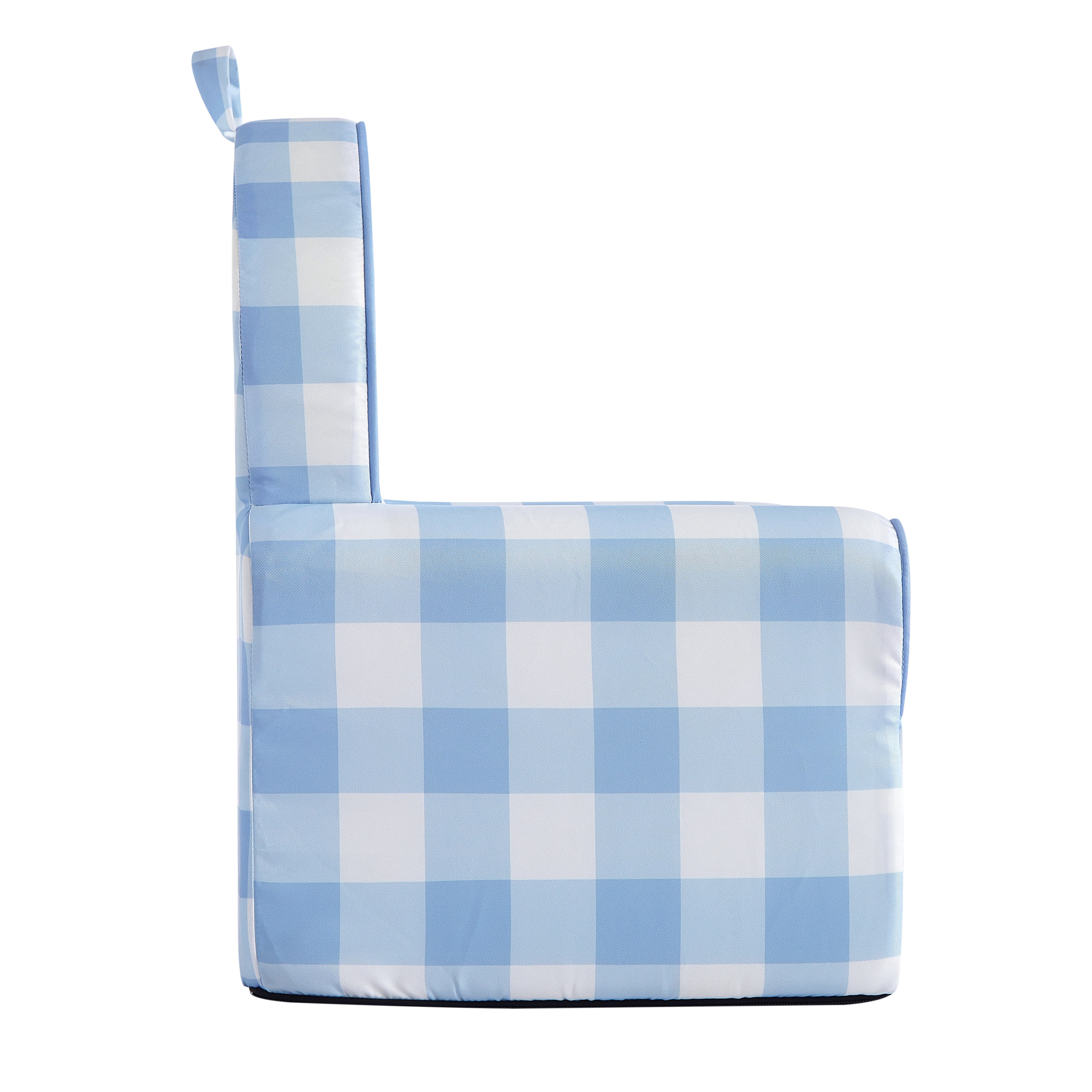 Little Next Toddler Blue Gingham Foam Chair