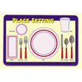thumbnail image 1 of Painless Learning PLC-2 Placesetting Placemat - Pack of 4, 1 of 4