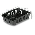 thumbnail image 3 of Sterilite DrainRack Plastic, Black, Set of 4, 3 of 6