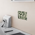 thumbnail image 5 of Yayeee Toggle Light Switch Wall Plate 3-Gang 6.37"x4.48" Decorative Outlet Cover, Green Geometric, 5 of 7