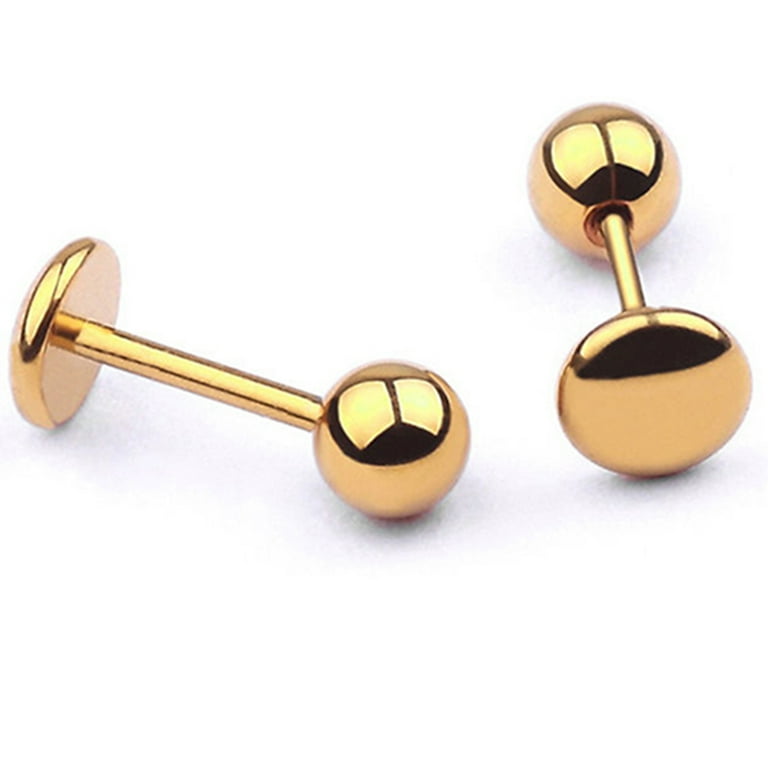 Yesbay Women Punk Steel Barbell Ear Cartilage Helix Tragus Stud