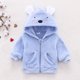 thumbnail image 3 of Gibobby Chamarra niñoAbrigo de invierno para niños y niñas, abrigo grueso a de viento, chaqueta con capucha de lana cálida de dibujos animados para niños(Azul, 18-24 Meses), 3 of 4