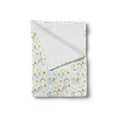thumbnail image 2 of Unicorn Soft Flannel Fleece Blanket, Fantasy Fairytale Kids Nursery Pattern with Unicorn Little Birds Stars and Flowers, Cozy Plush for Indoor and Outdoor Use, 50" x 60", Multicolor, by Ambesonne, 2 of 5