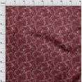 thumbnail image 4 of oneOone Tissu Tabby en Soie Rouge Abstrait pour Robe Tissu Imprimé au Mètre 42 Pouces de Large, 4 of 4