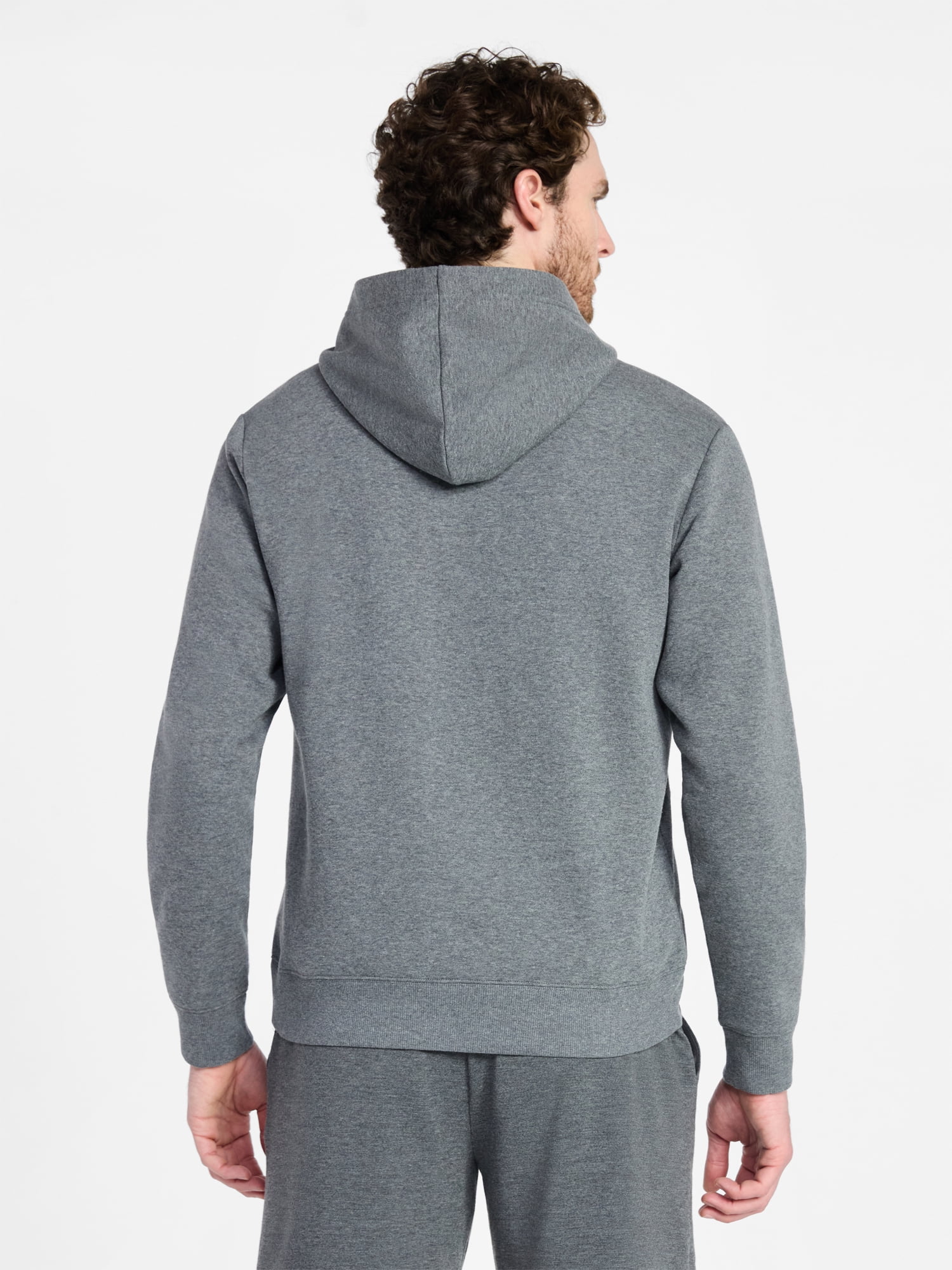 Athletic Works Men's & Big & Tall Men's Fleece Hoodie Sweatshirt, Sizes XS-4XLT